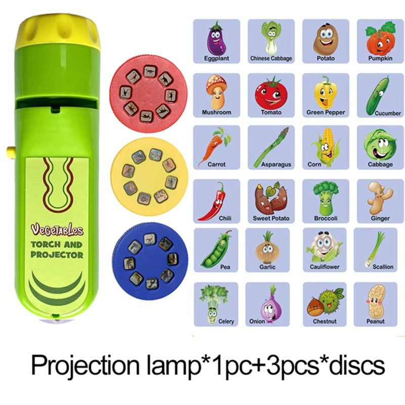 Children Slide Projector Torch Toys