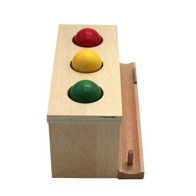 Montessori Materials Knocking Ball Box Toys