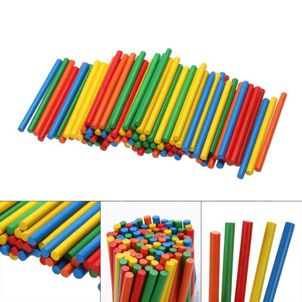 Colorful Bamboo Counting Sticks