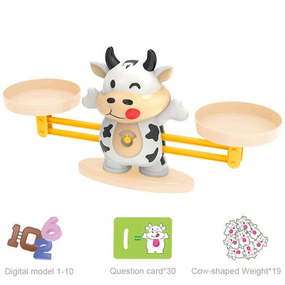Fidtoy Balancing Scale Learning Educational Toy – Montessori Math Game for Preschool Kids