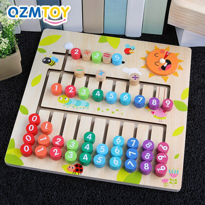Jouet mathématique en bois Montessori pour la maternelle