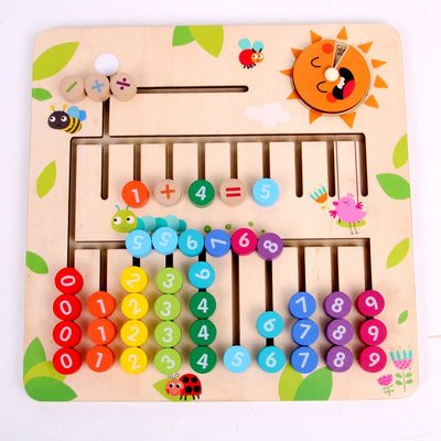 Jouet mathématique en bois Montessori pour la maternelle