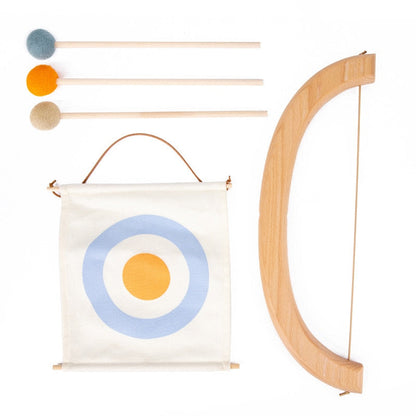 Wooden Bow and Arrow Toy Set