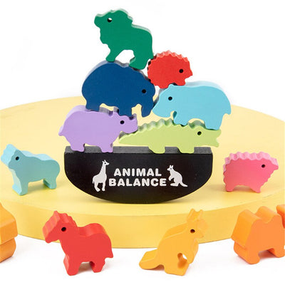 Juego de equilibrio Montessori de madera