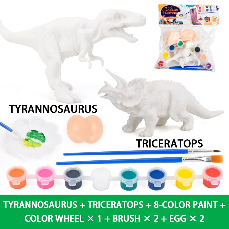 Children DIY Paint Gypsum Plaster