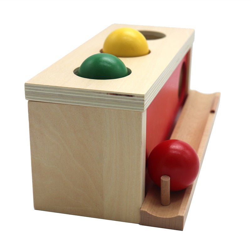 Montessori Materials Knocking Ball Box Toys