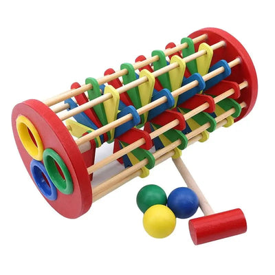 Tour à marteler de luxe Fidtoy – Jouet en bois Montessori pour les tout-petits