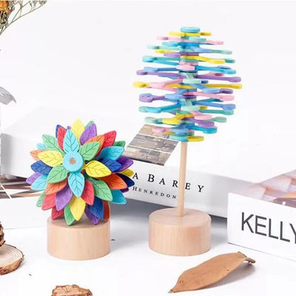 Wooden Tree Spinner- Sensory toys