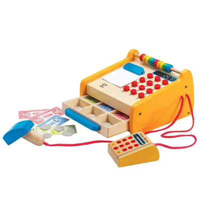 Caisse enregistreuse en bois Fidtoy, jouet pour enfants, ensemble de jeu de magasin