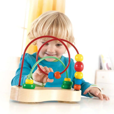 Fidtoy Wooden Bead Maze Toy Baby Activity Learning Toy