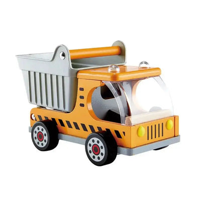 Fidtoy Camion Benne en Bois Jouet Enfants Véhicule de Construction Ensemble de Jeu