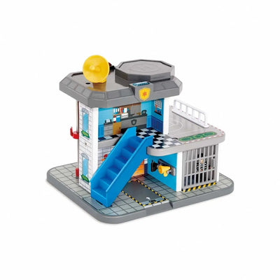 Fidtoy Emergency Services Train Set Wooden Railway Rescue Toy for Kids