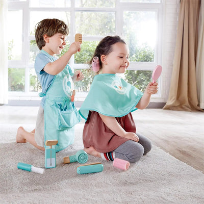 Fidtoy Pretend Play Hair Salon Styling Set with Hairdryer Tools