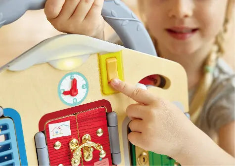 Fidtoy Montessori Busy Board Lock & Unlock Activity Toy for Toddlers
