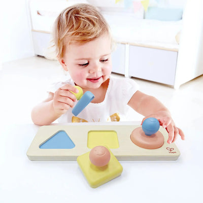Fidtoy Montessori Mirror Shape Puzzle Toy for Toddlers 10M+