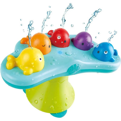 Fidtoy Musical Whale Fountain Bath Toy for Toddlers Water Play