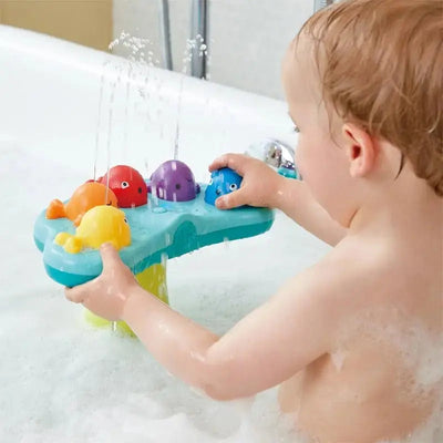 Fidtoy Musical Whale Fountain Bath Toy for Toddlers Water Play