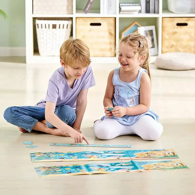 Fidtoy Ocean Friends Lot de 3 puzzles de 48 pièces pour enfants