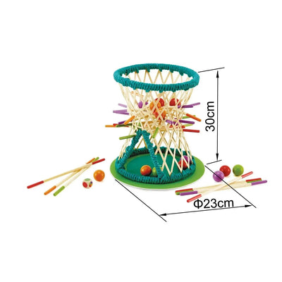 Fidtoy Bamboo Tumbling Ball Strategy Game for Kids