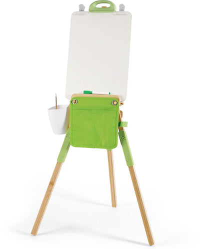 Chevalet Fidtoy en bambou pour enfants, set de dessin portable