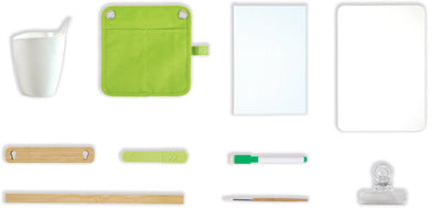 Chevalet Fidtoy en bambou pour enfants, set de dessin portable