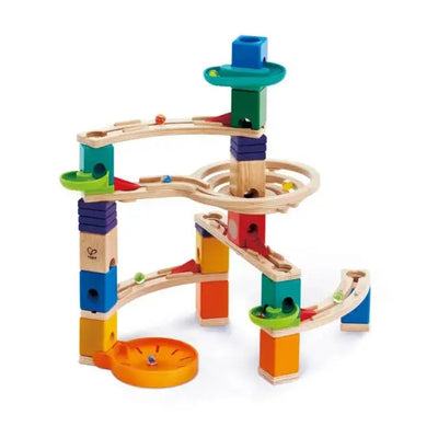 Fidtoy Wooden Marble Race Track Building Set STEM Toy