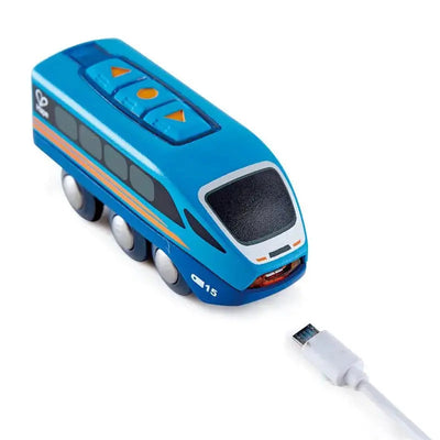 Juguete de locomotora de tren a control remoto Fidtoy con aplicación y sonido