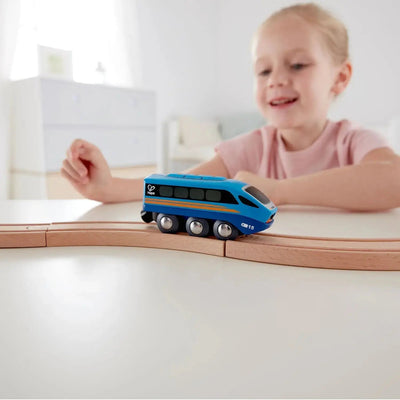 Juguete de locomotora de tren a control remoto Fidtoy con aplicación y sonido