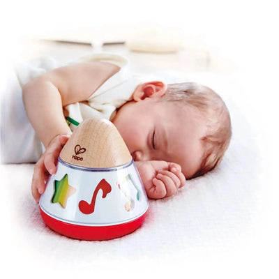 Fidtoy Wooden Spinning Music Box Toy for Babies 0M+