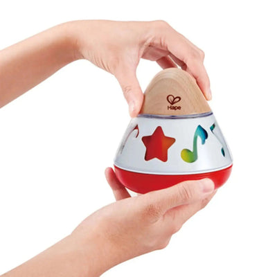 Fidtoy Wooden Spinning Music Box Toy for Babies 0M+