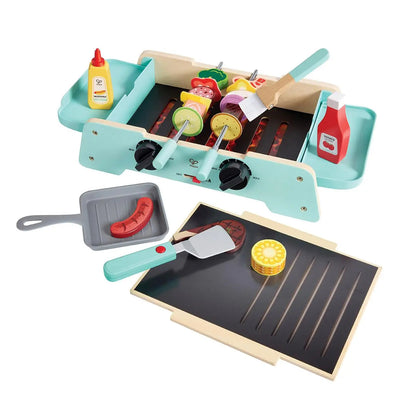 Fidtoy Ensemble de jeu de cuisine de barbecue avec effets sonores