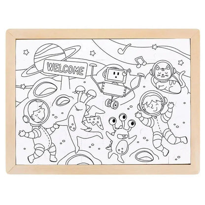 Hape Space Friends Puzzle