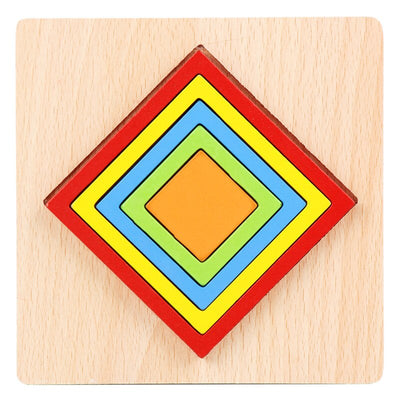 Fidtoy Wooden Jigsaw Puzzle for Toddlers – Montessori Educational Shape Learning Toy for Kids Ages 1-6