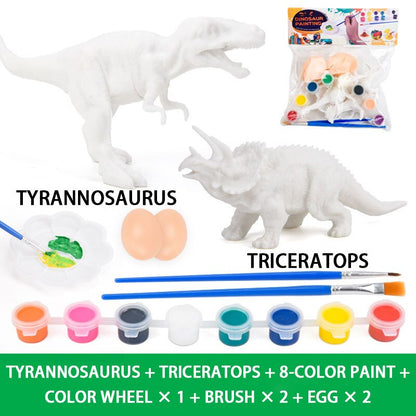 Children DIY Paint Gypsum Plaster