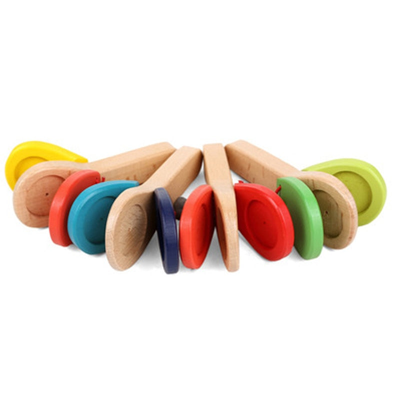 Juguetes Montessori sensoriales de madera (hasta 3 años)