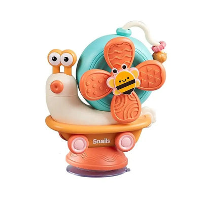 Fidtoy Suction Cup High Chair Toy for Babies – Montessori Sensory Spinner Toy for Mealtime & Travel
