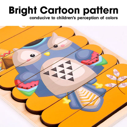 Double-Sided Strip 3D Puzzles Baby Toy