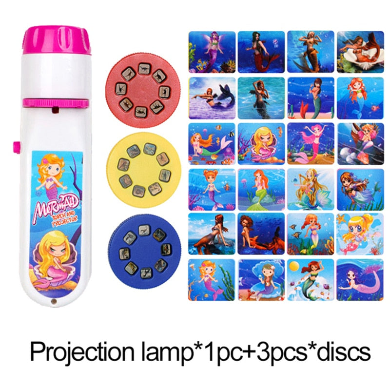 Children Slide Projector Torch Toys