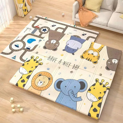 Fidtoy Baby Foam Play Mat Extra Large Dual-Sided Foldable Mat for Safe Crawling and Early Development
