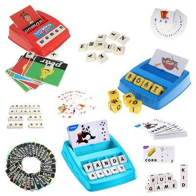 Jeux éducatifs de lettres assorties pour enfants