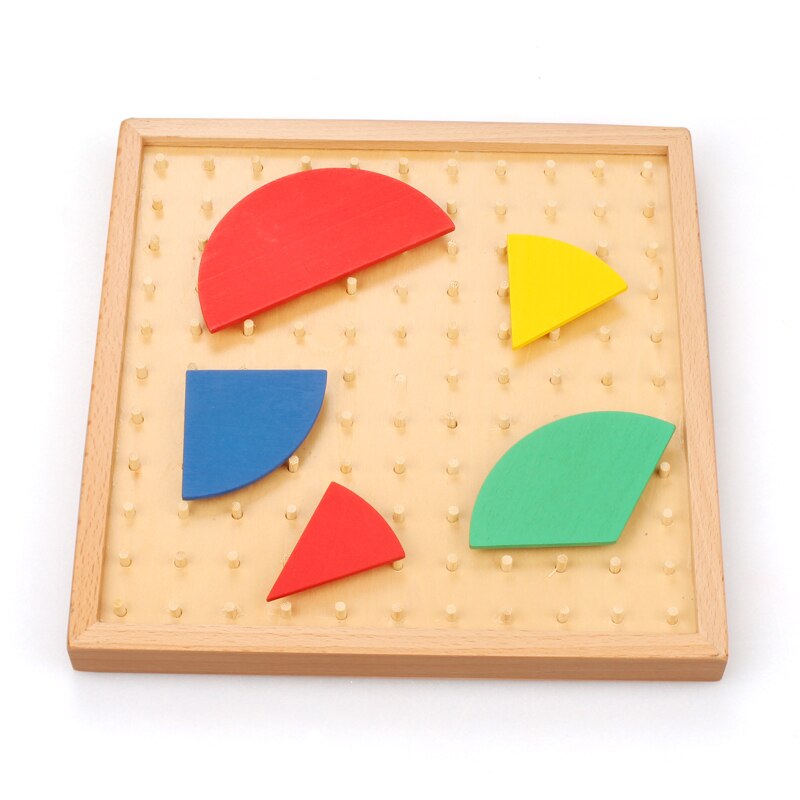 Fidtoy Montessori Fraction Board – Visual Math Learning Toy for Kids 3+