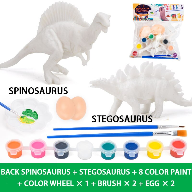 Children DIY Paint Gypsum Plaster