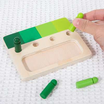Juegos de paletas a juego con clavijas de color degradado