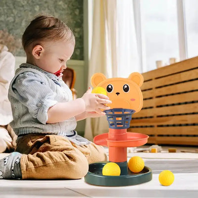 Fidtoy Montessori Ball Tower for Toddlers | Educational Sensory Toy