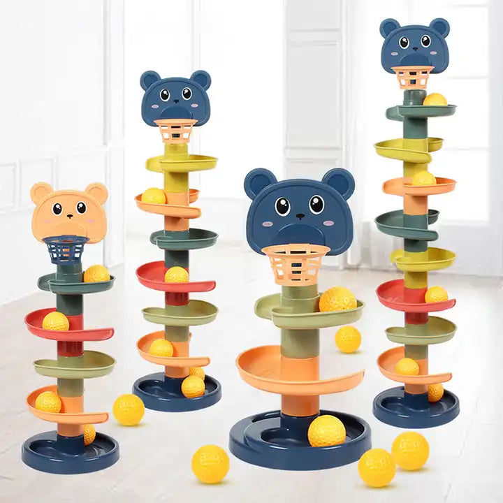 Fidtoy Montessori Ball Tower for Toddlers | Educational Sensory Toy