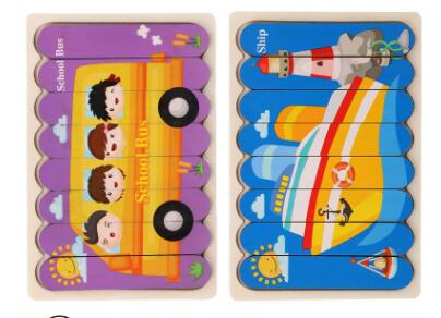 Double-Sided Strip 3D Puzzles Baby Toy