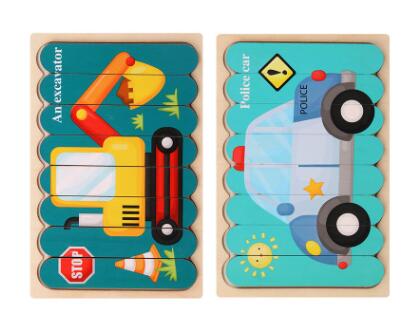 Double-Sided Strip 3D Puzzles Baby Toy