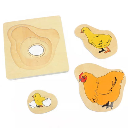 Montessori Animal Life Cycle Layer Puzzles
