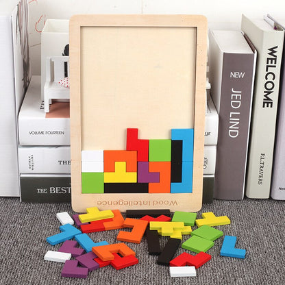 Wooden Jigsaw Puzzles Baby Toy
