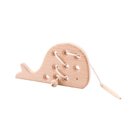 Wooden Threading Animal Board